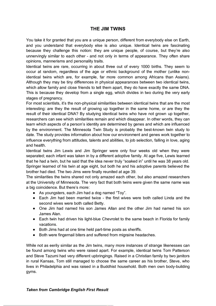 The Jim Twins - Page 1