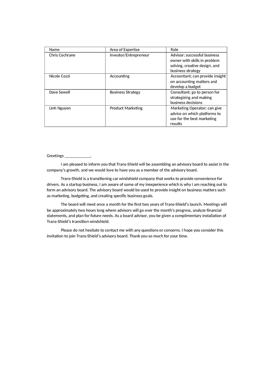 Advisory Board - Page 1