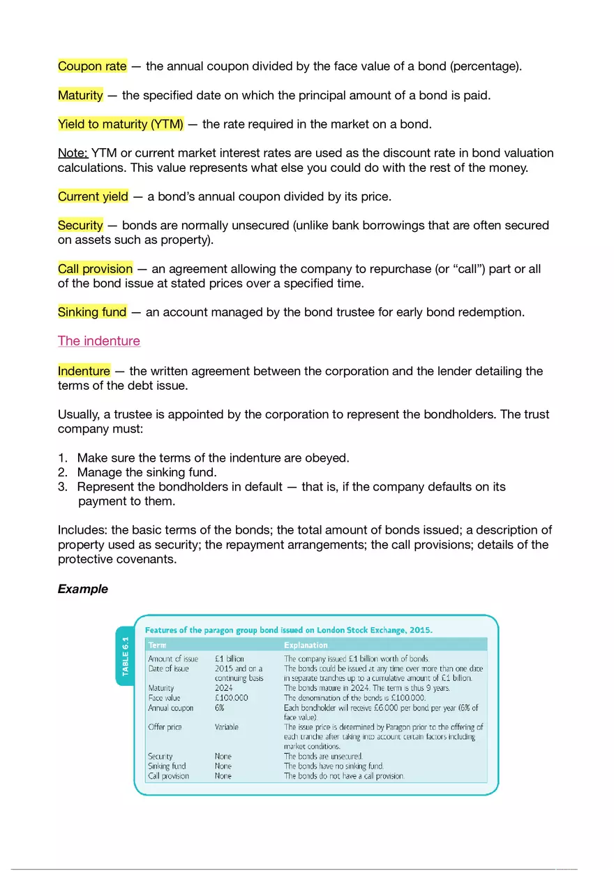 Business Finance Lecture 6 - Page 2