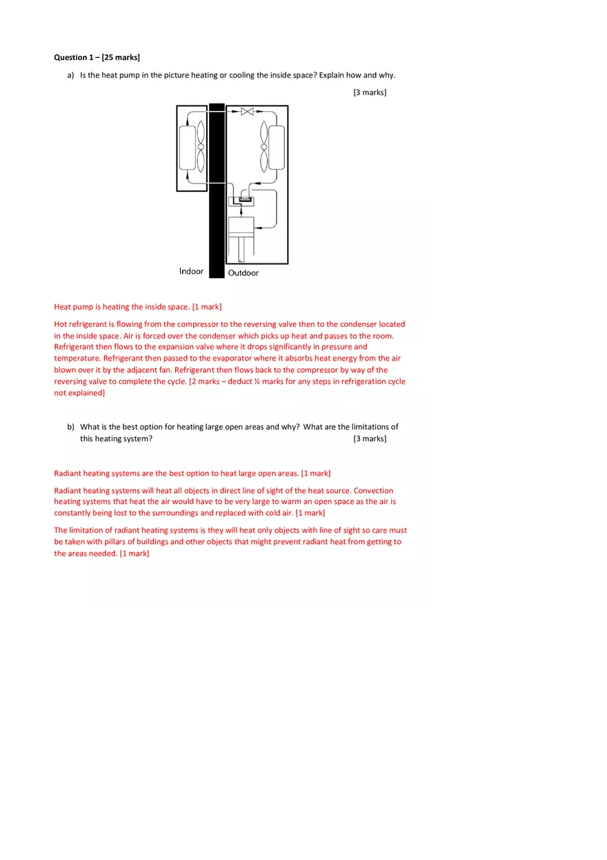 Heating, Ventilation and Air-conditioning Systems Solutions 1 - Page 1