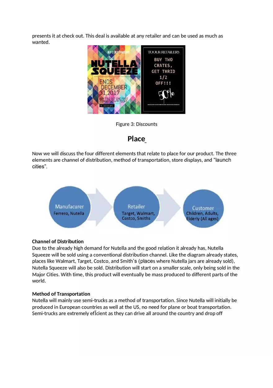 Nutella Squeeze Marketing Plan - Page 7