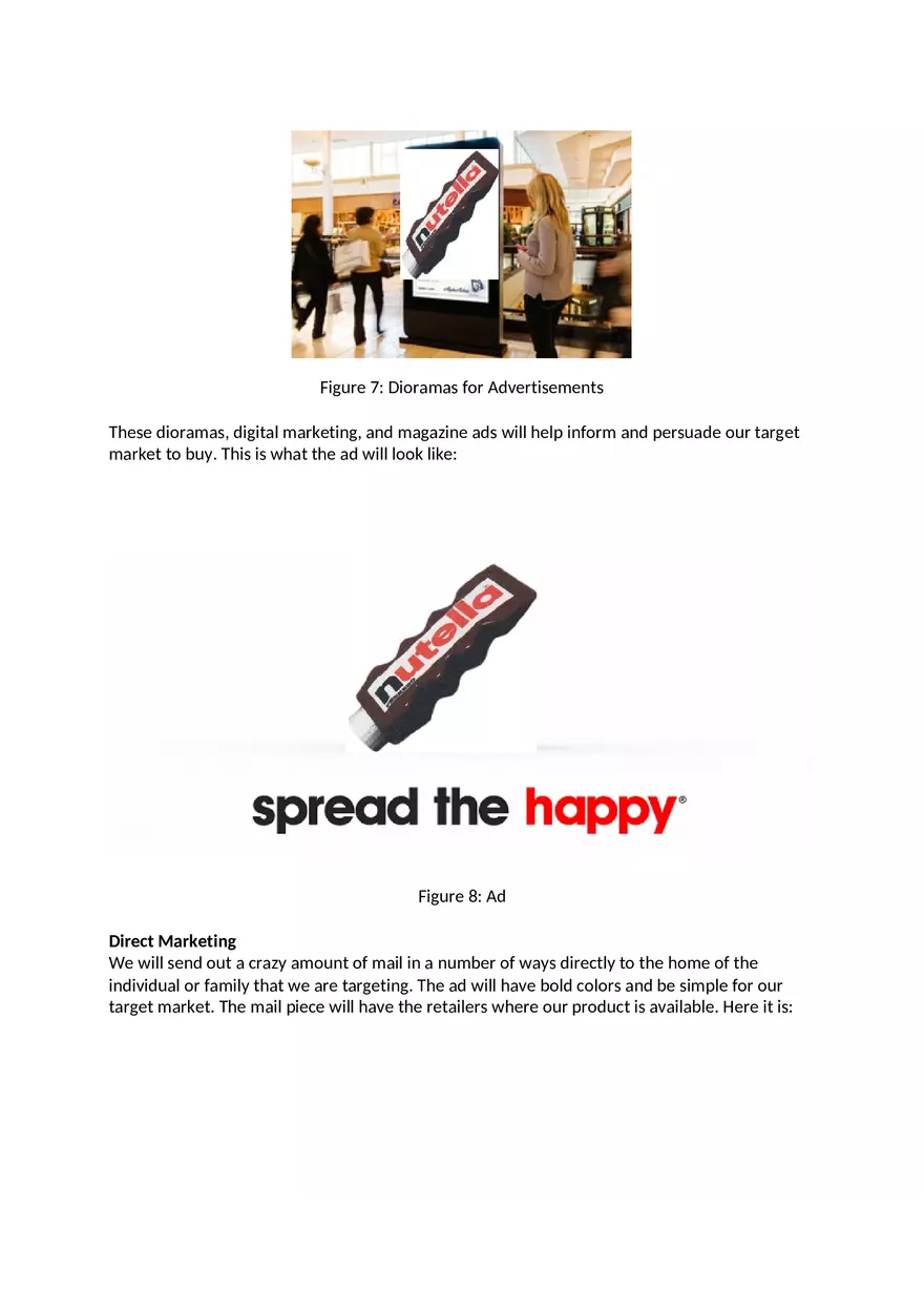 Nutella Squeeze Marketing Plan - Page 10