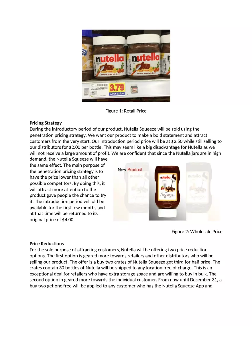 Nutella Squeeze Marketing Plan - Page 6
