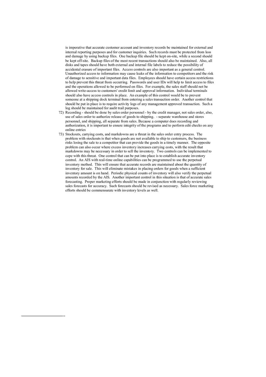 Accounting Information System Answer Key Chapter 10 - Page 7