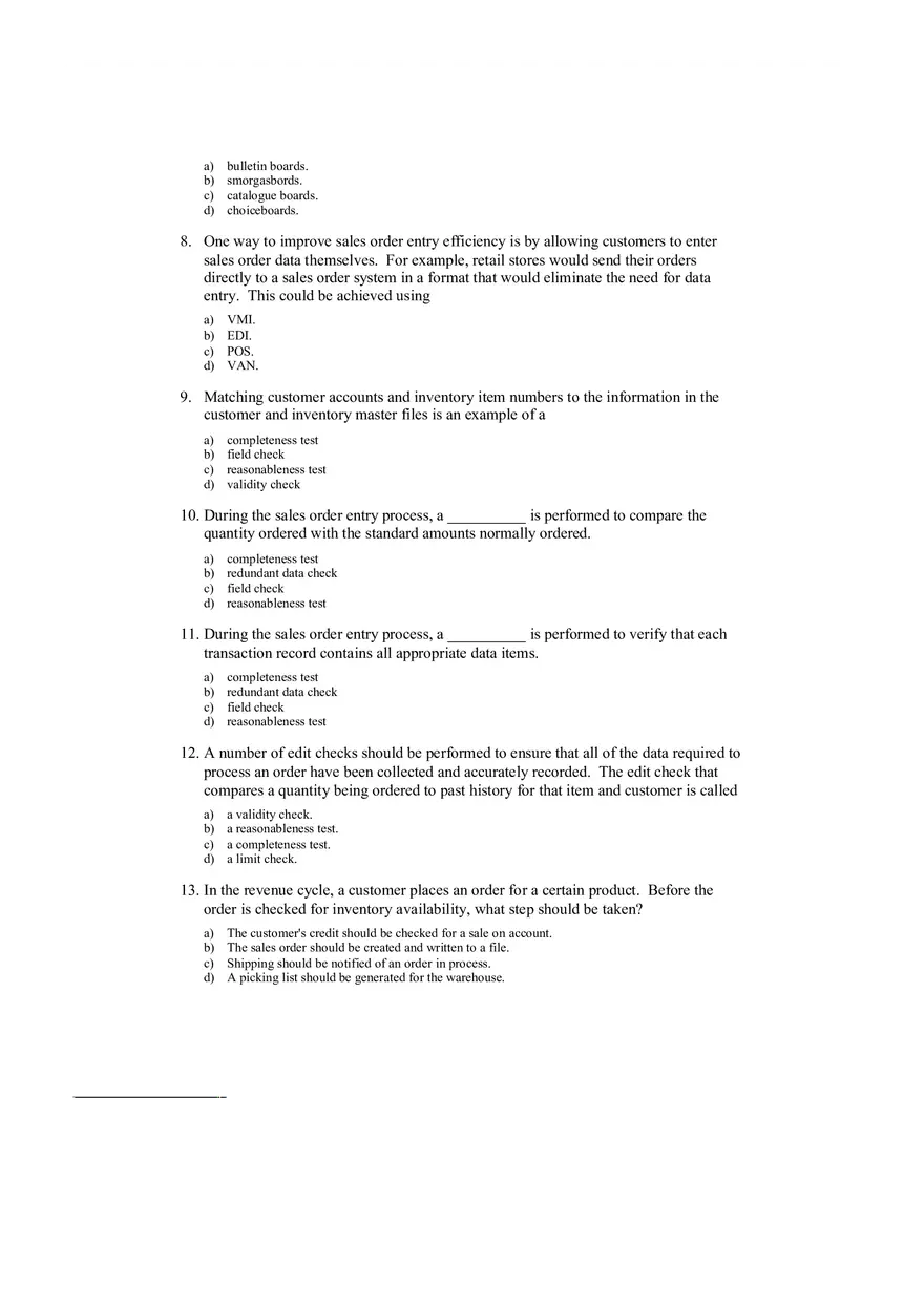 Accounting Information System Answer Key Chapter 10 - Page 9