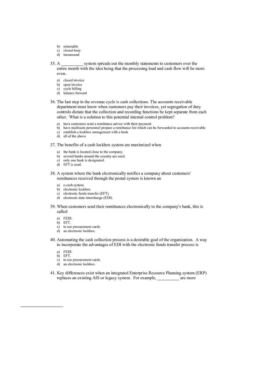 Accounting Information System Answer Key Chapter 10 - Page 13