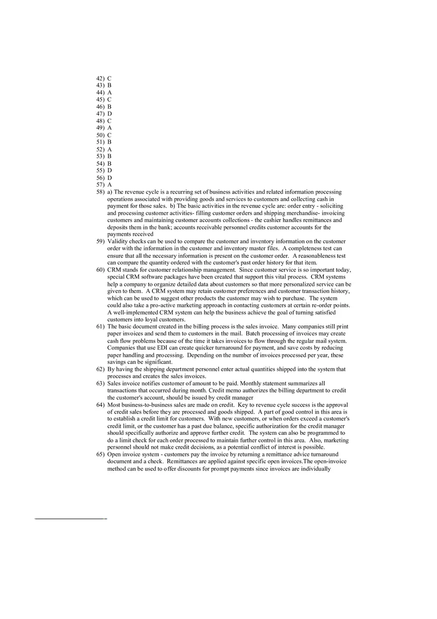 Accounting Information System Answer Key Chapter 10 - Page 2