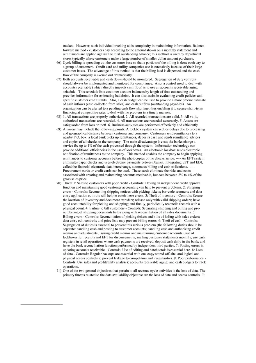 Accounting Information System Answer Key Chapter 10 - Page 6