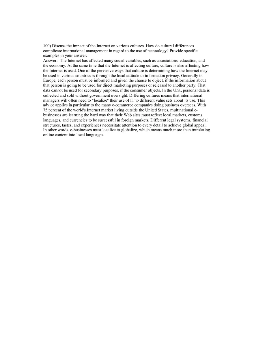 Understanding the Role of Culture Answer Key Part 3 - Page 10