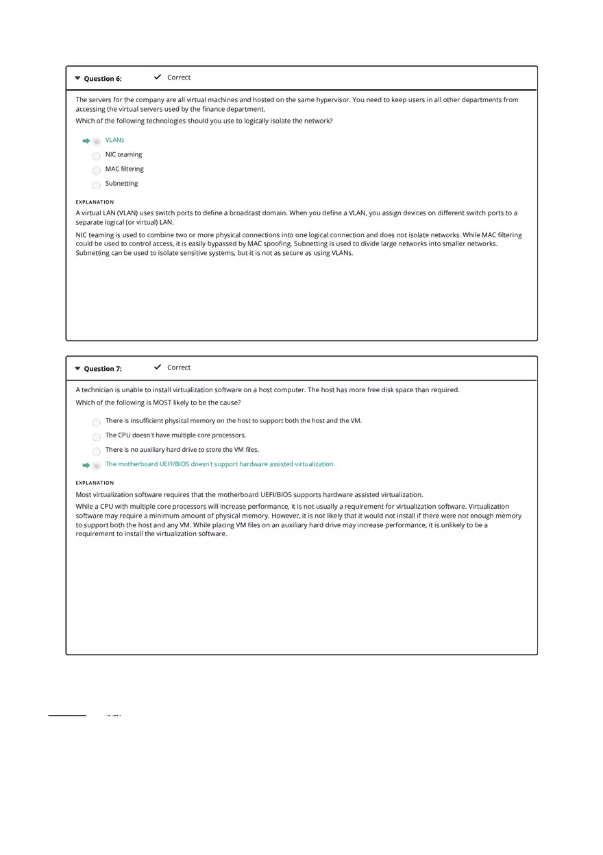 Computer Operating Systems Chapter 10.5 Test - Page 5