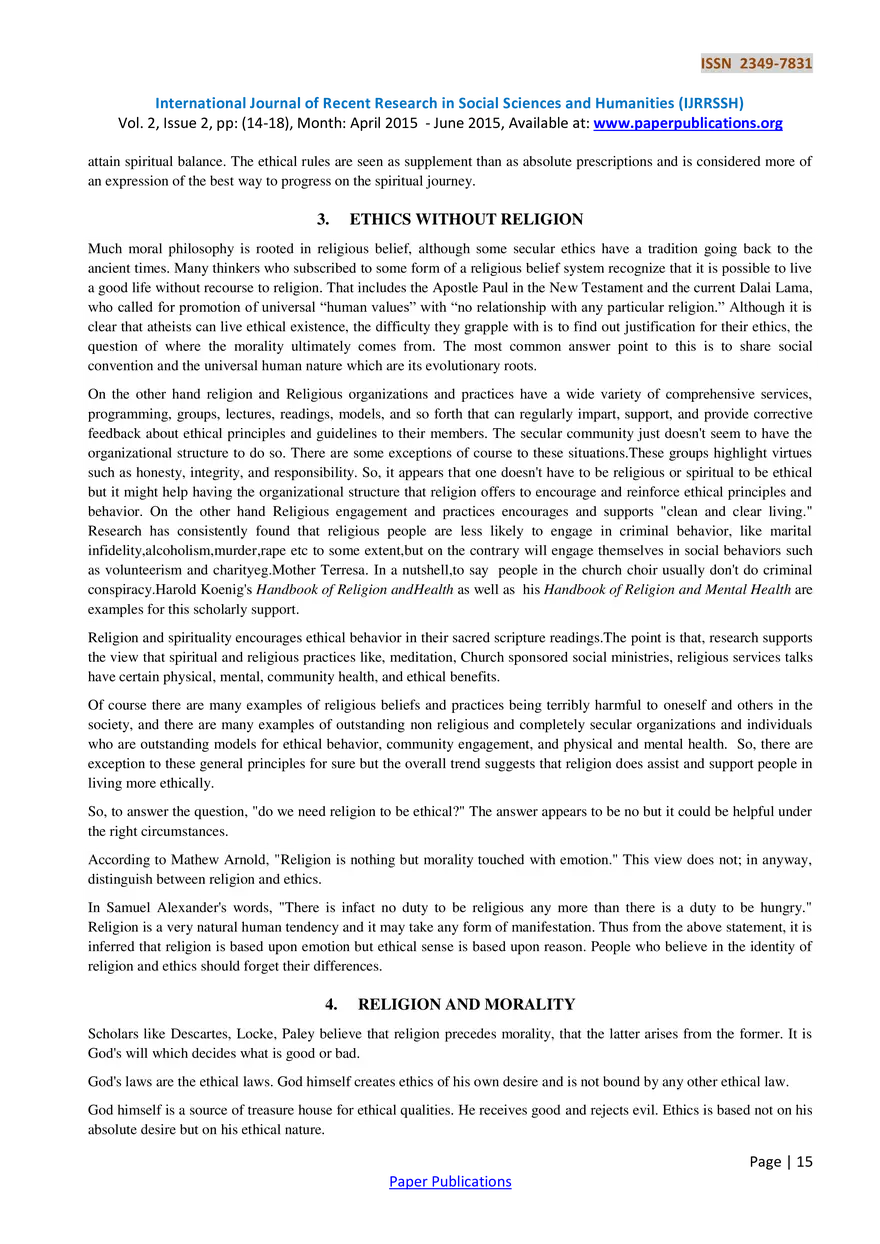 Ethics and Religion - Page 2
