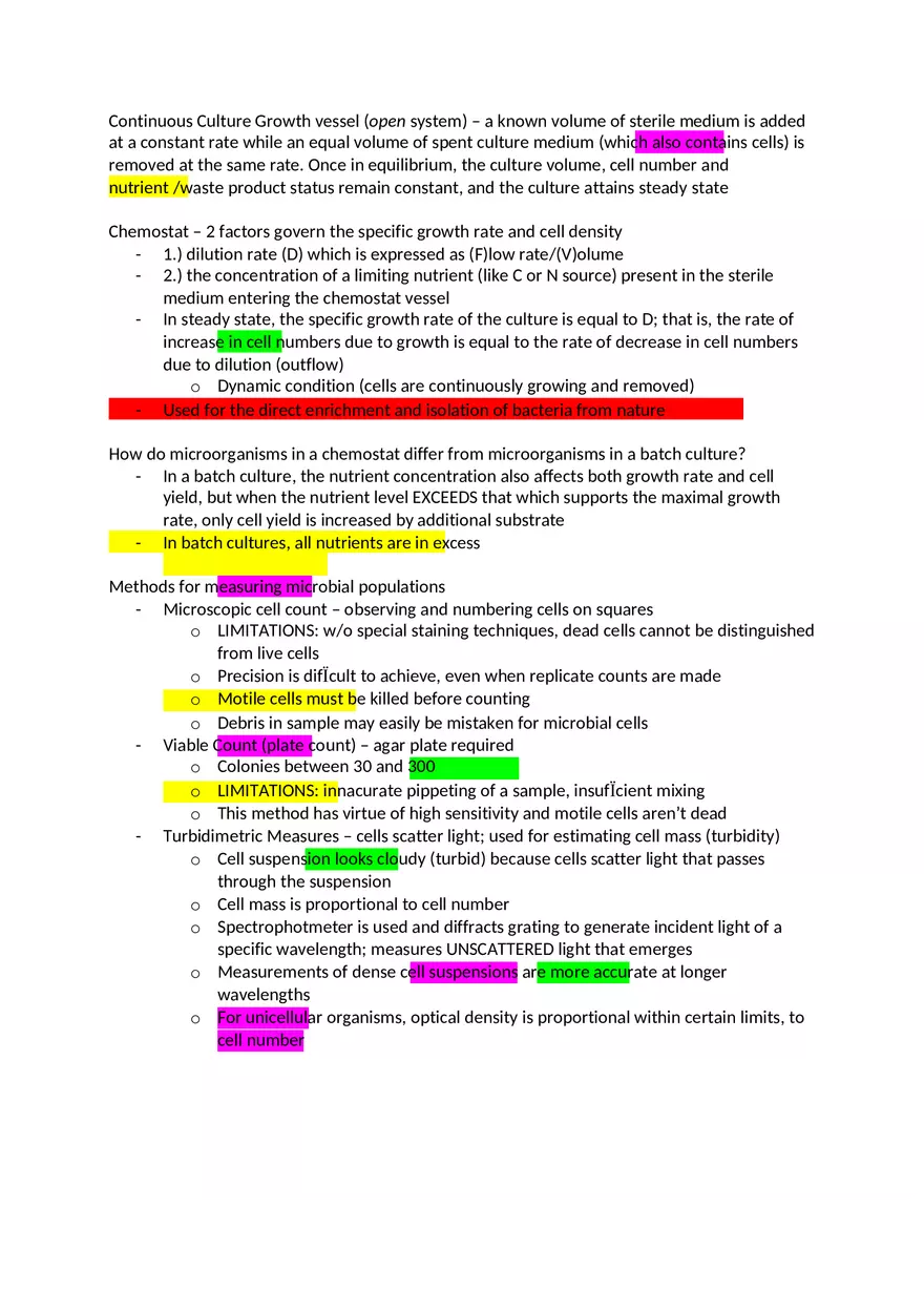 MRNA Microbiology Exam 2 Review - Page 8