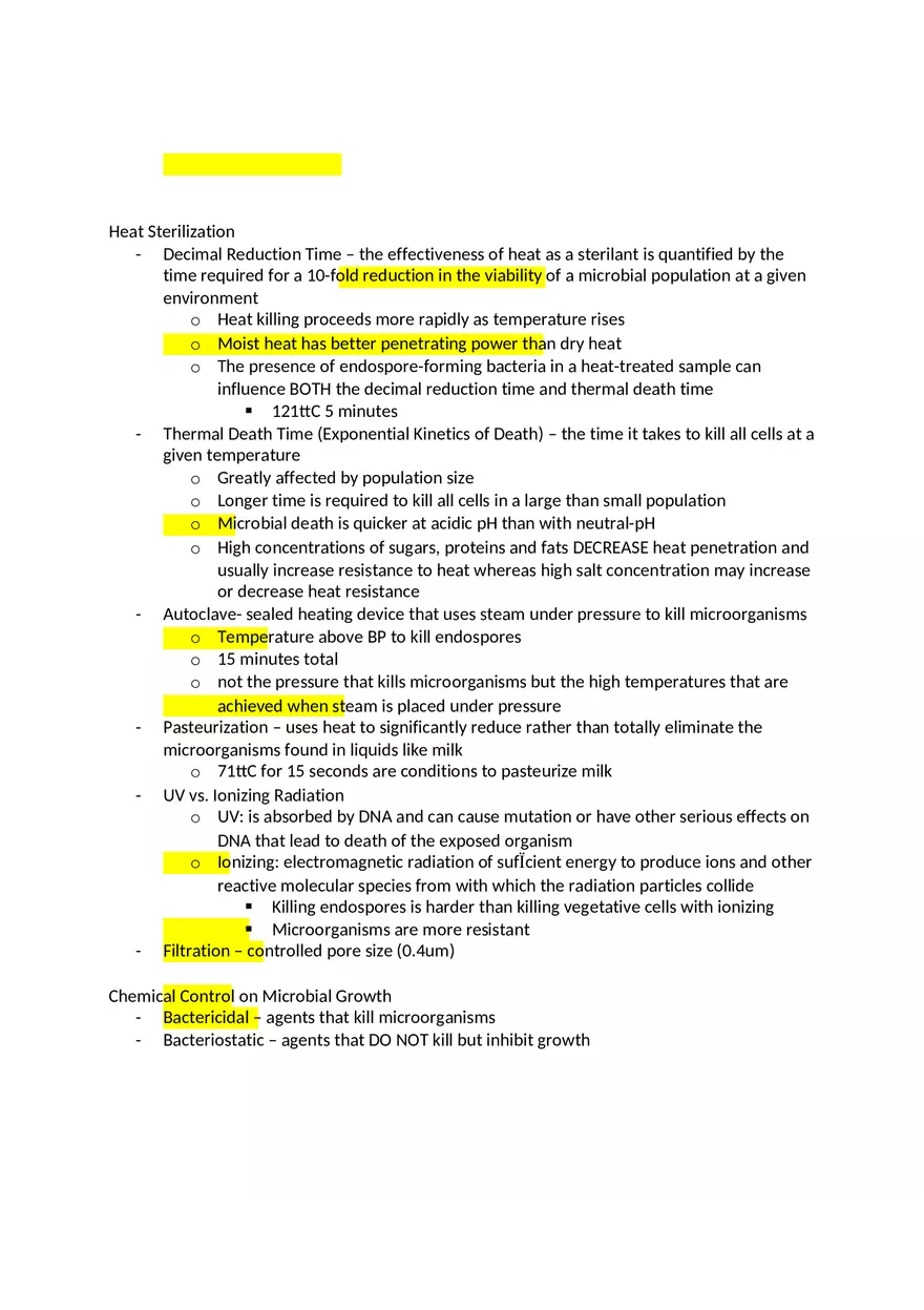 MRNA Microbiology Exam 2 Review - Page 11