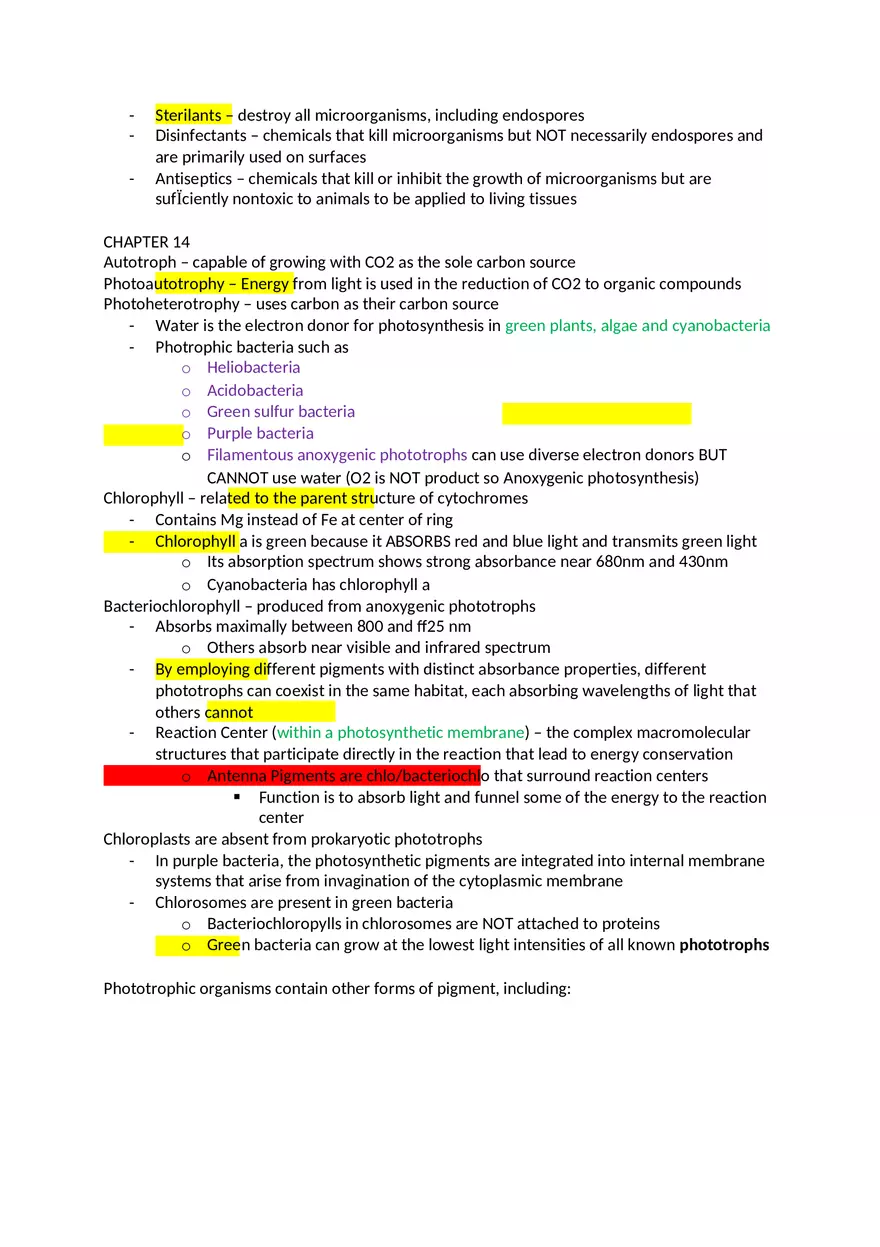 MRNA Microbiology Exam 2 Review - Page 12