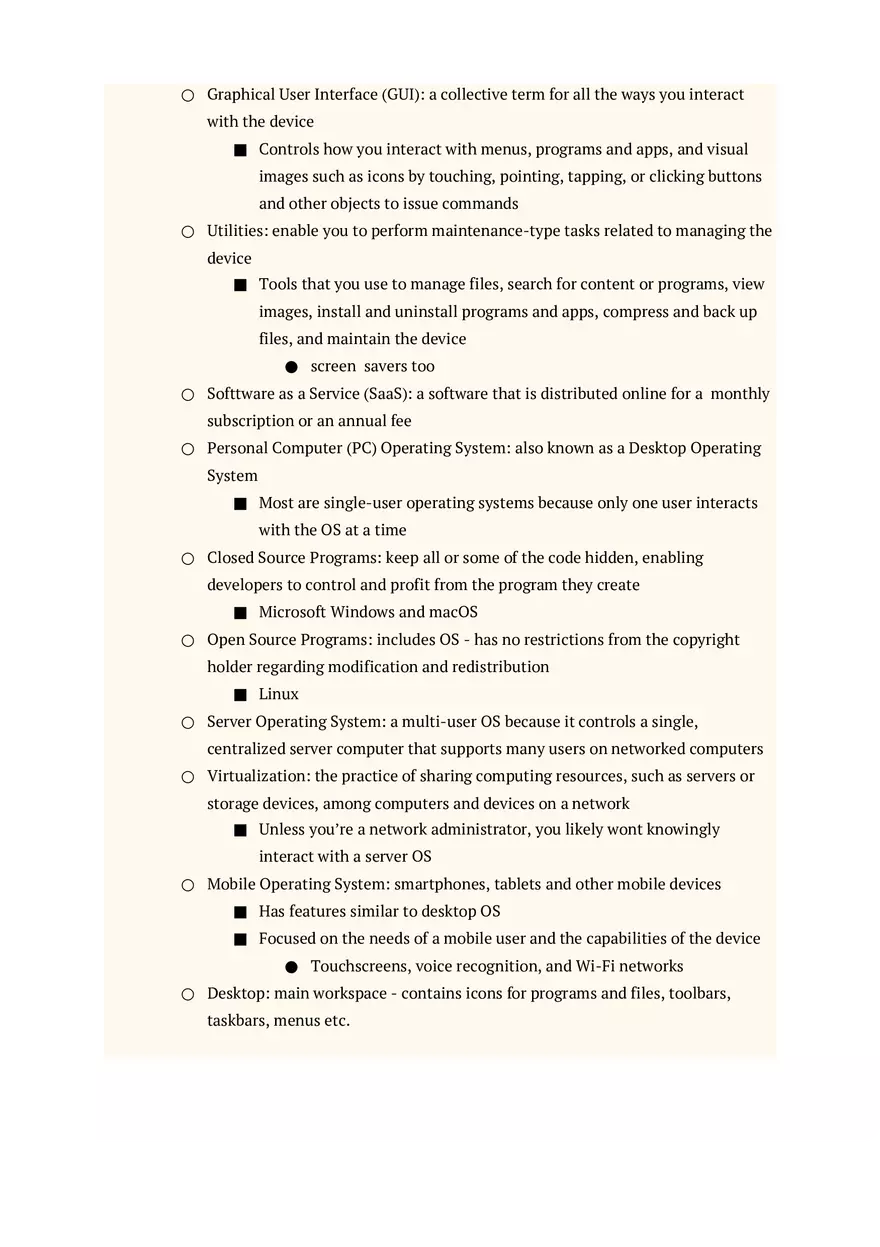 Introduction to Computer Technology Module 4 Notes - Page 2