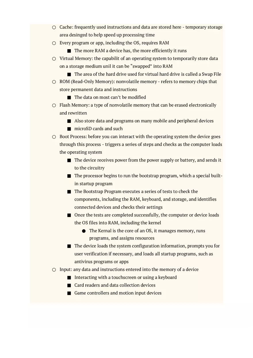 Introduction to Computer Technology Module 4 Notes - Page 4