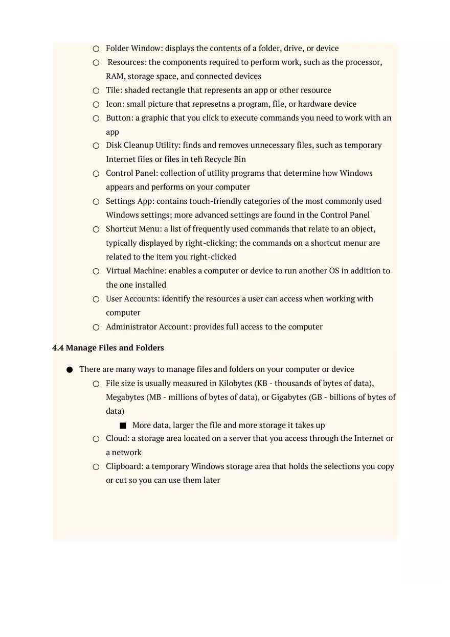 Introduction to Computer Technology Module 4 Notes - Page 6