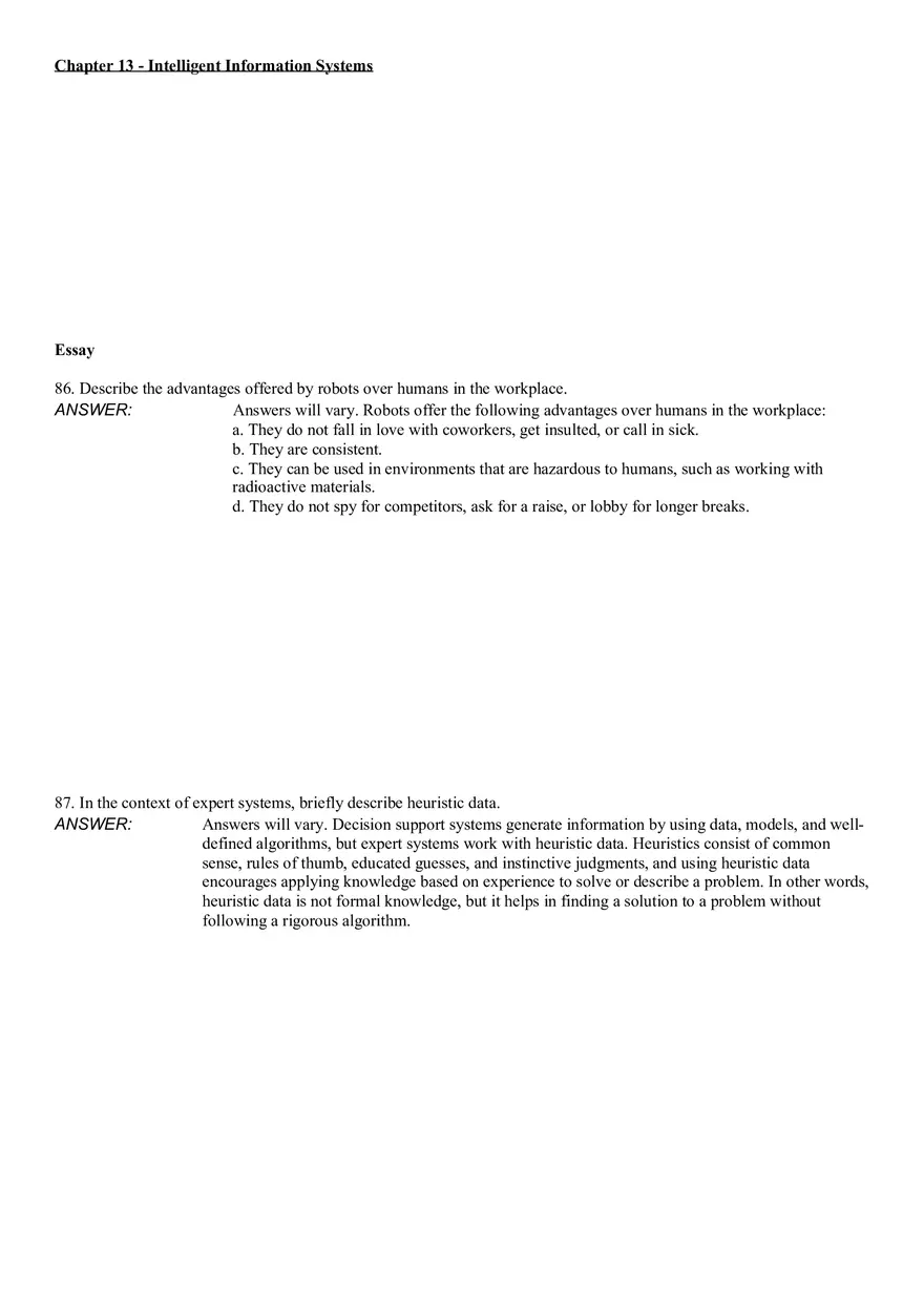 Intelligent Information Systems Answer Key 5 - Page 2
