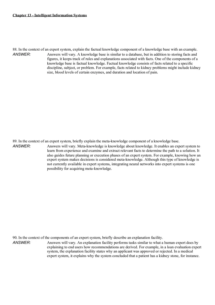 Intelligent Information Systems Answer Key 5 - Page 3