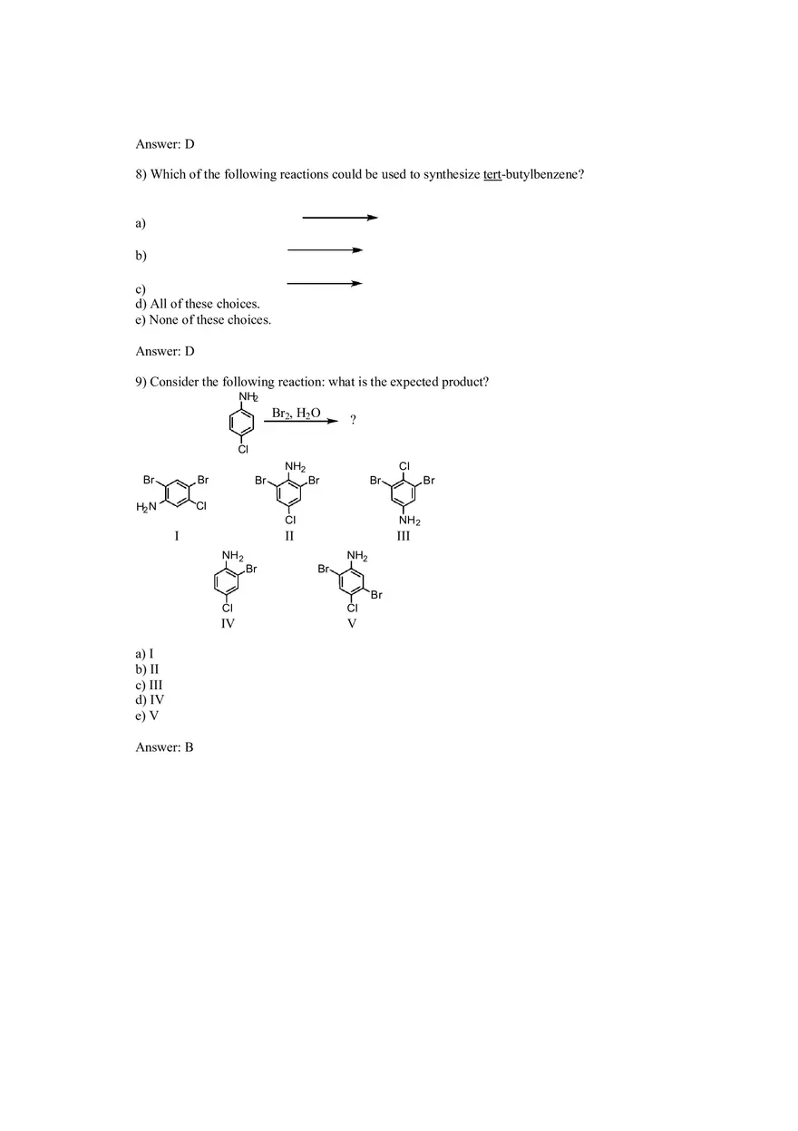 Organic Chemistry Problems Chapter 15 Answer Key - Page 3