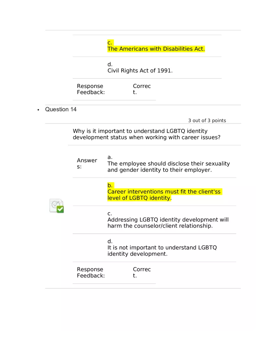 Life Planning and Career Answer Key Part 1 - Page 10