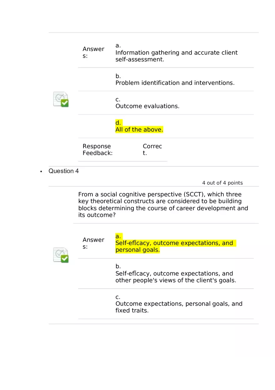 Life Planning and Career Answer Key Part 1 - Page 3