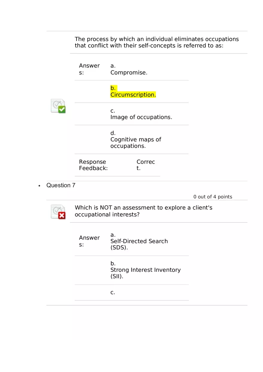 Life Planning and Career Answer Key Part 1 - Page 5