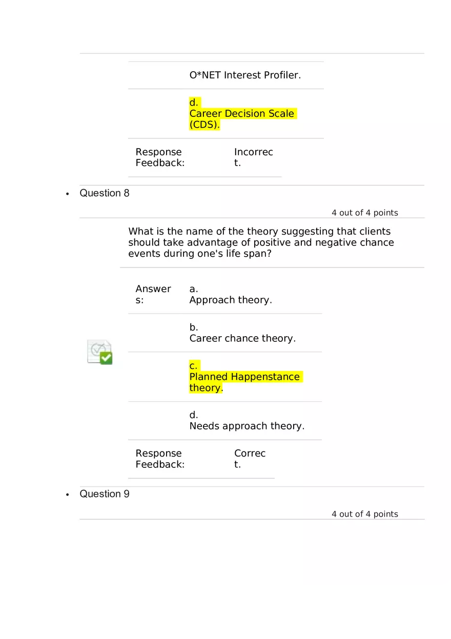 Life Planning and Career Answer Key Part 1 - Page 6