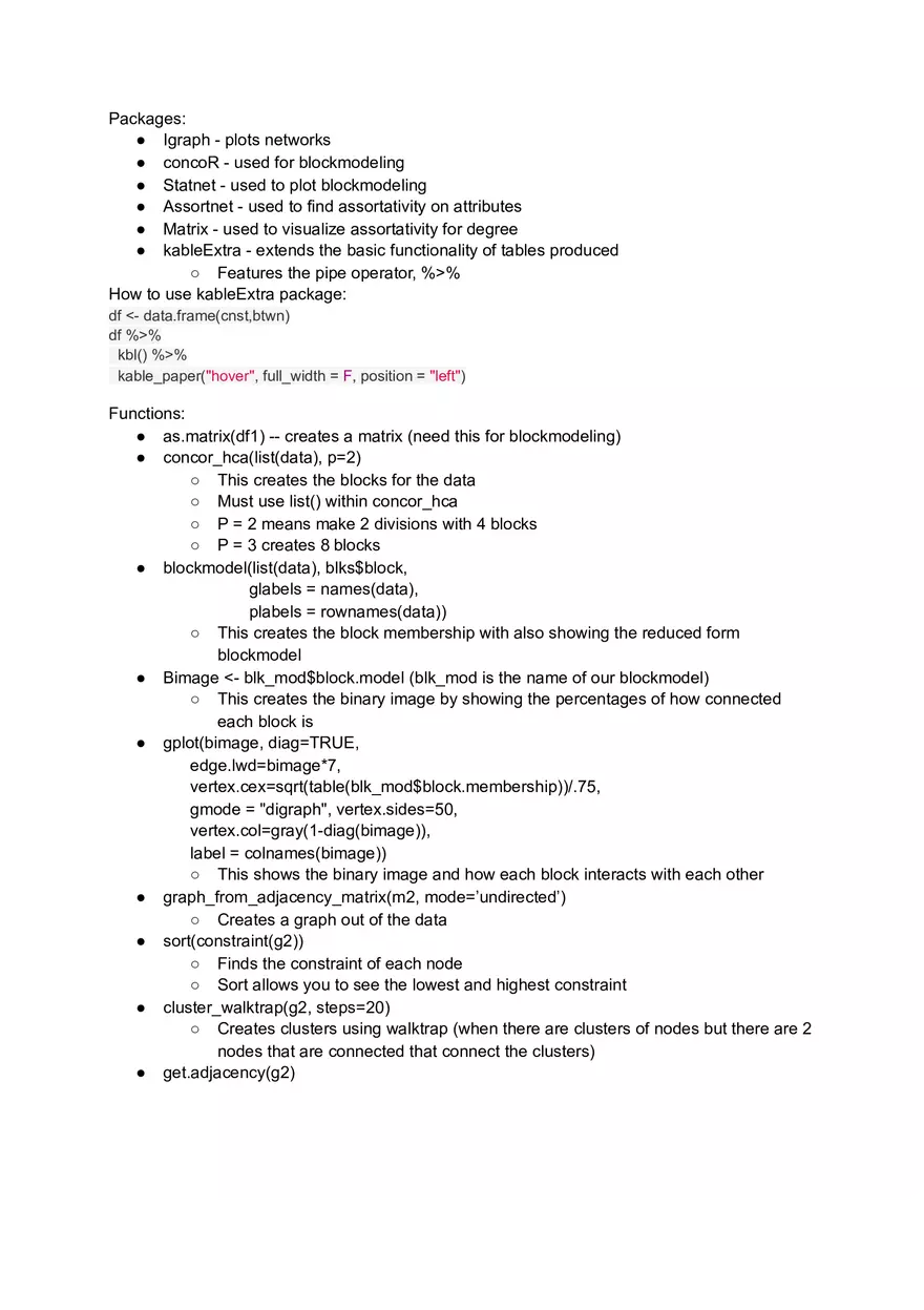 Social Network Analytics Review for Test 2 Part 2 - Page 5