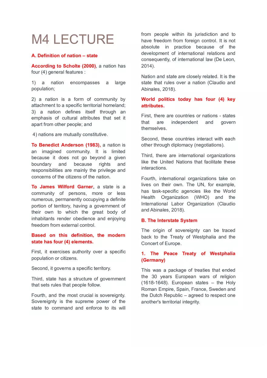 Nation State Lecture - Page 1