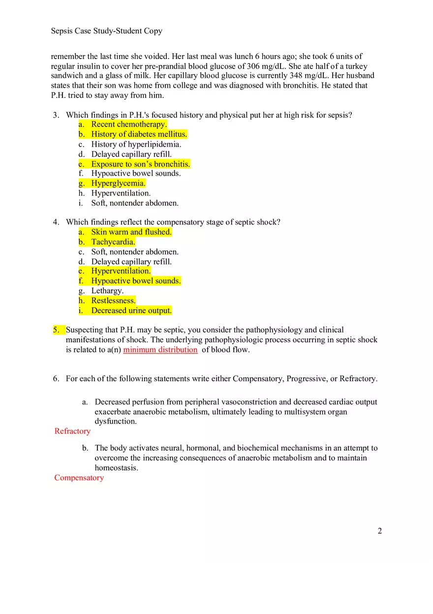 Minicase Study Septic Shock - Page 2