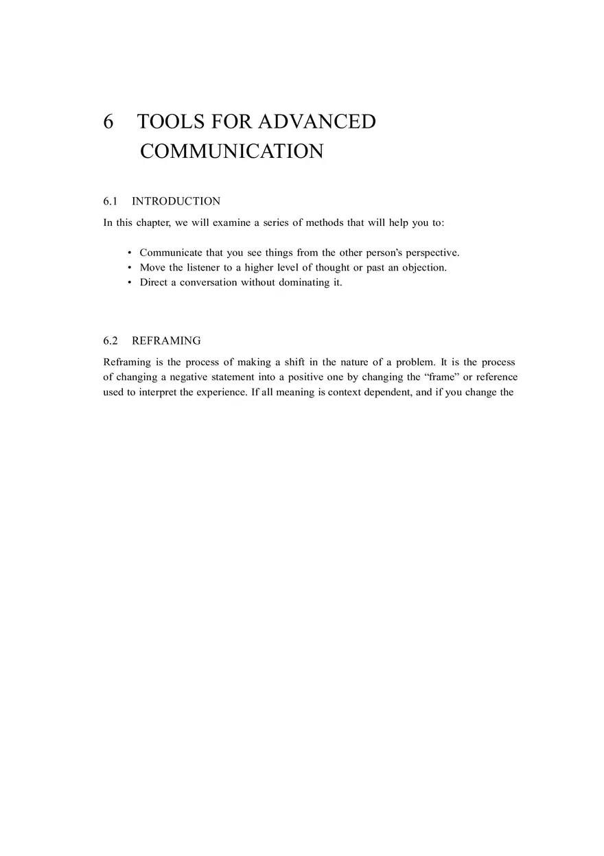Advanced Communication Skills Guide Part 4 - Page 8