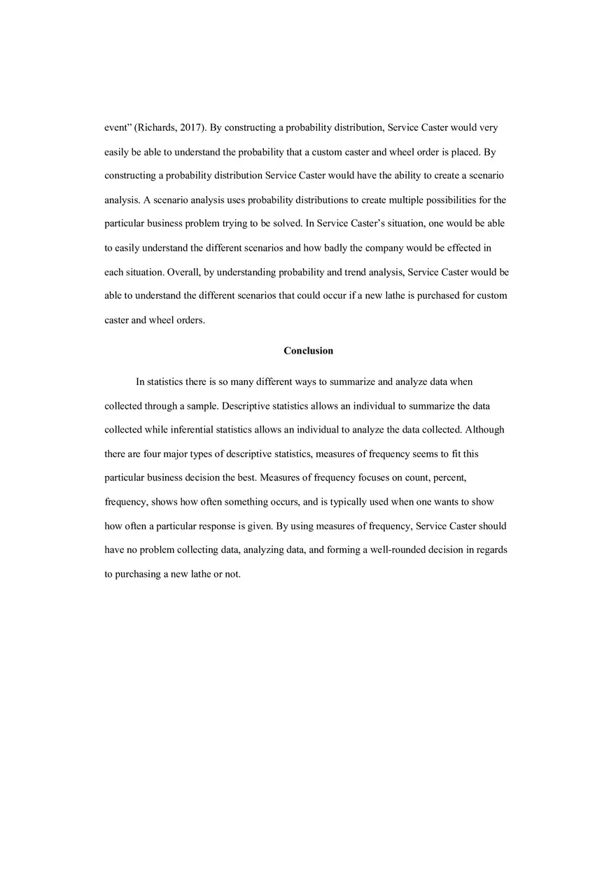 Business Decision Making Project Part 2 - Page 4