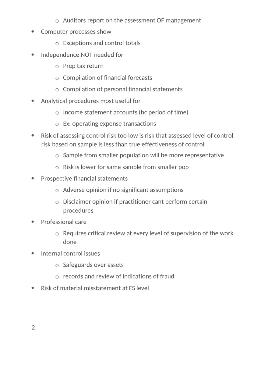 Audit Notes From Ninja - Page 2