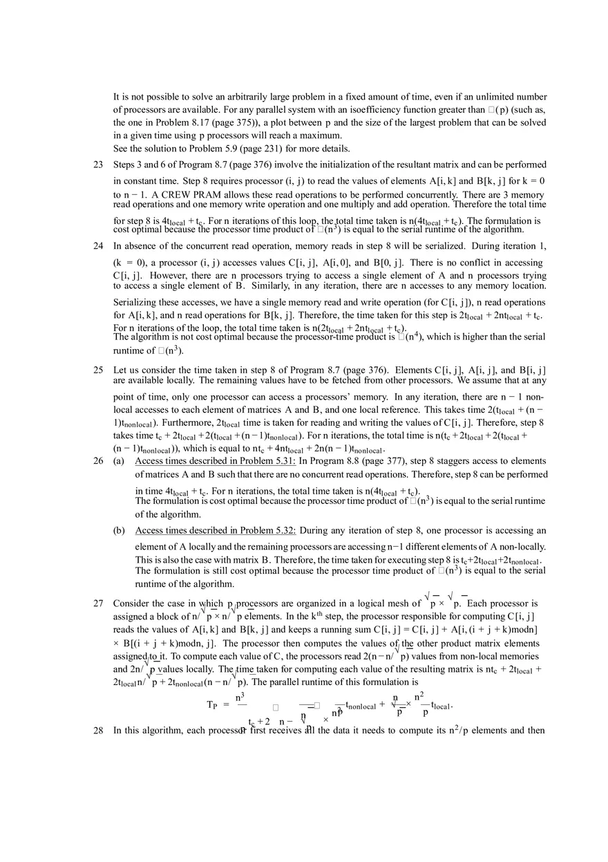 Dense Matrix Algorithms - Page 4