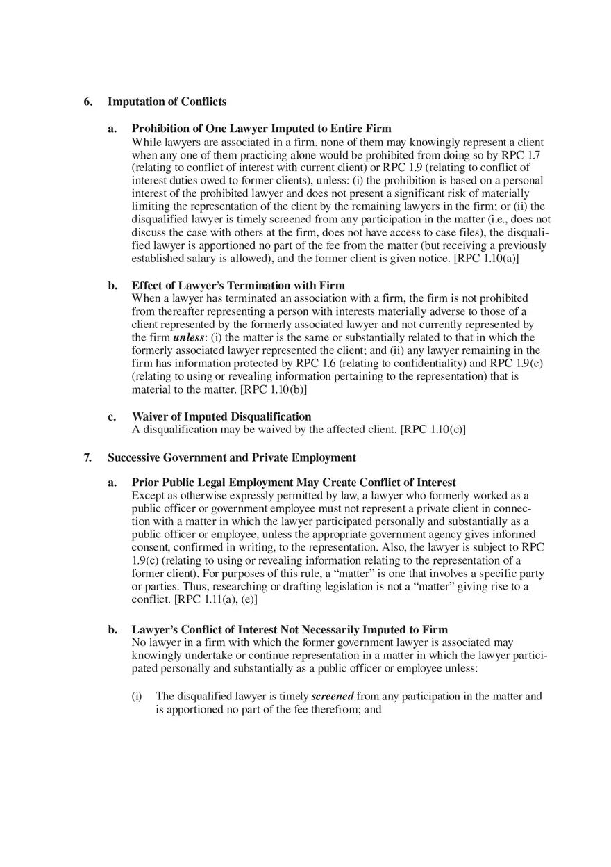 Professional Responsibility Guide Part 3 - Page 10