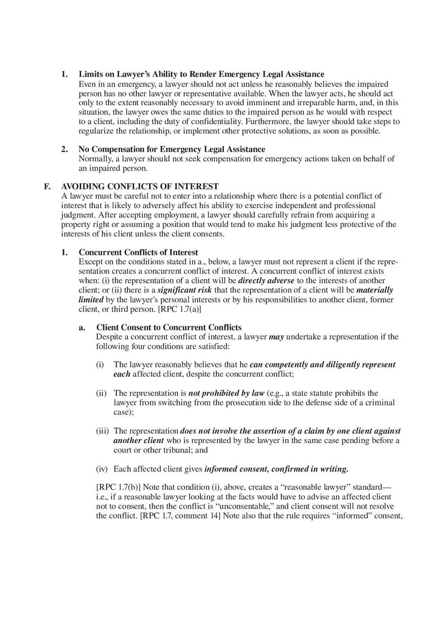 Professional Responsibility Guide Part 3 - Page 1