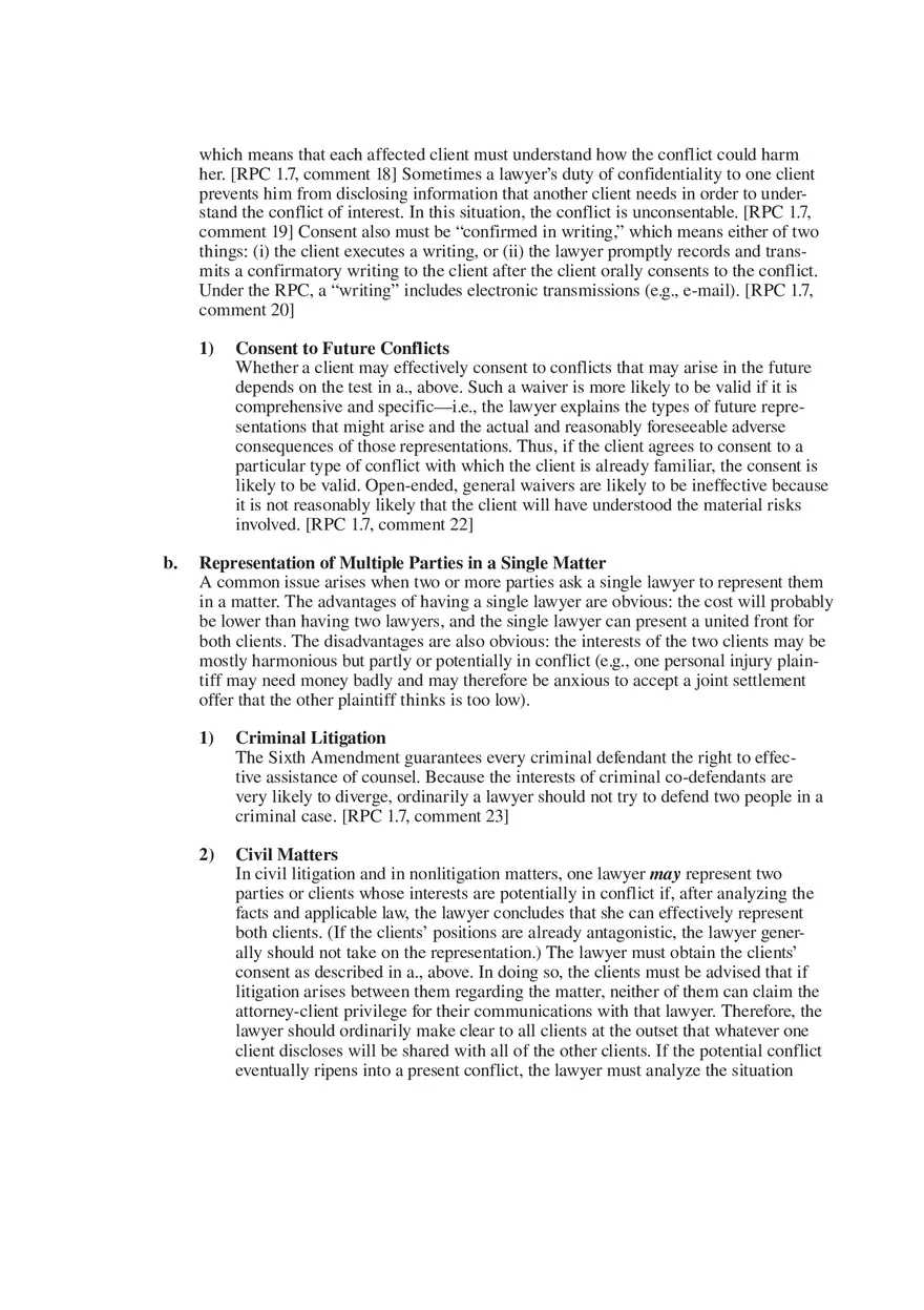 Professional Responsibility Guide Part 3 - Page 2