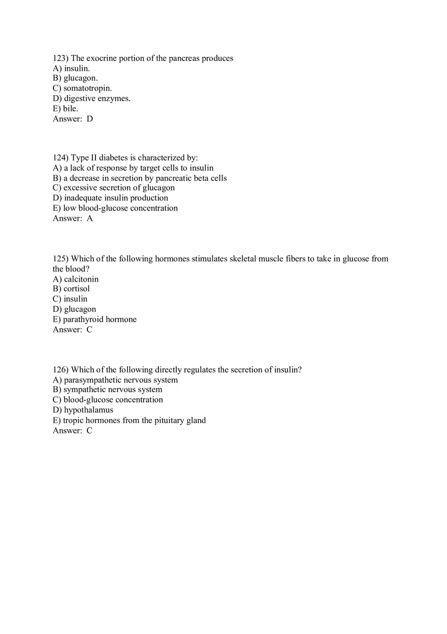 The Endocrine System Answer Key Part 4 - Page 7
