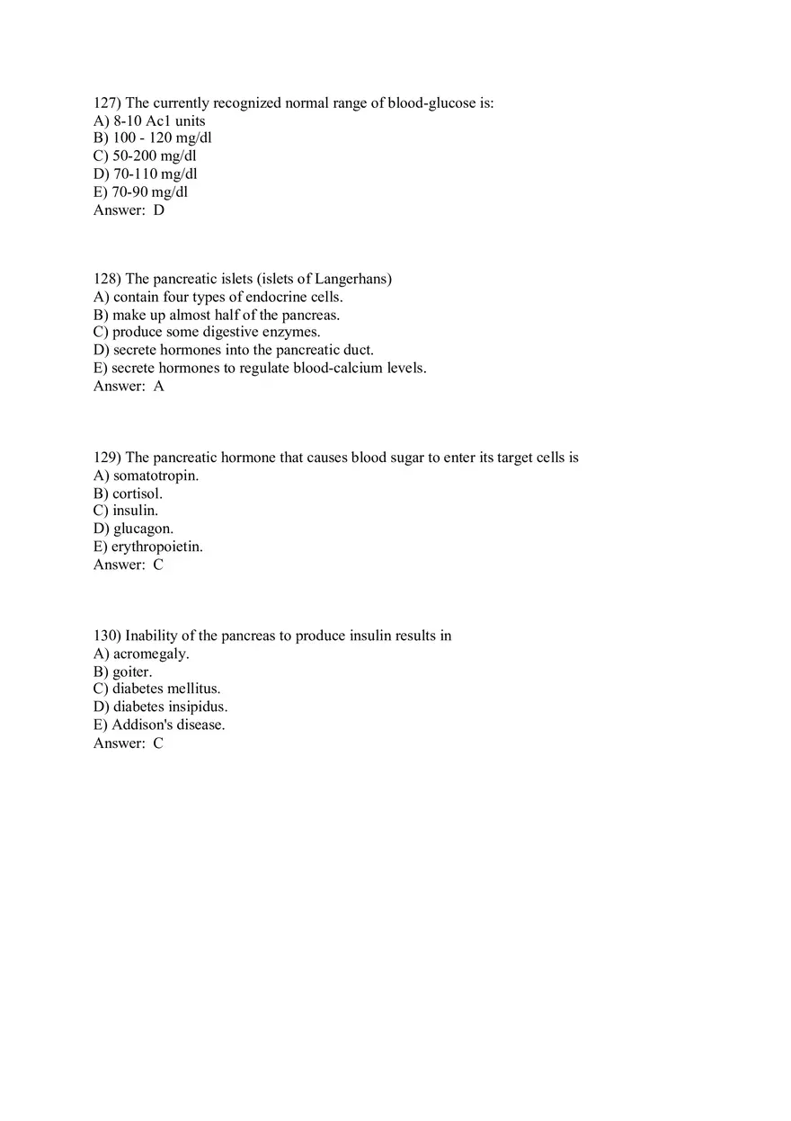 The Endocrine System Answer Key Part 4 - Page 8