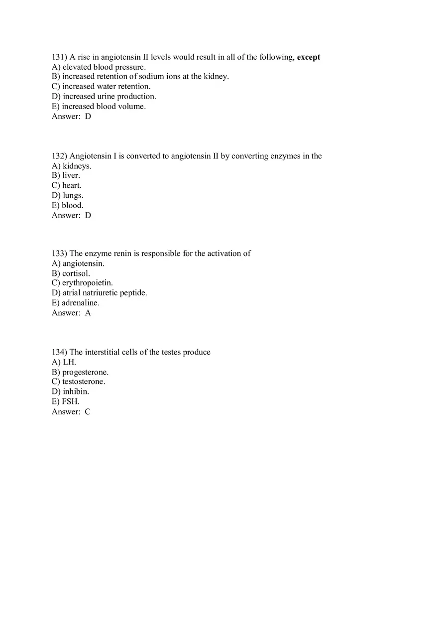 The Endocrine System Answer Key Part 4 - Page 9