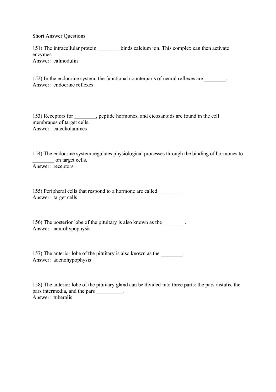 The Endocrine System Answer Key Part 4 - Page 14