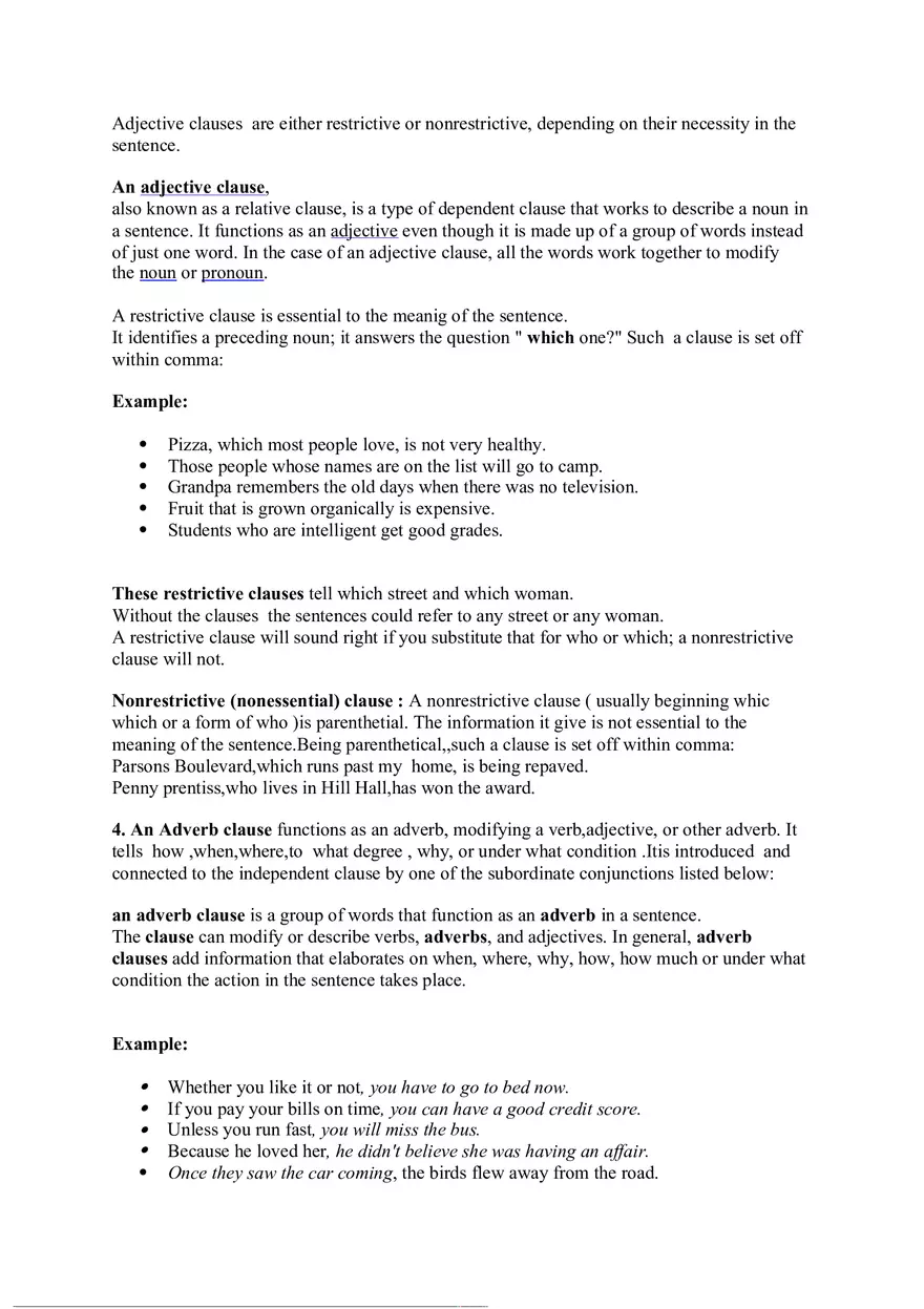 A Clause is a Group of Related of Words Containig Subject - Page 3