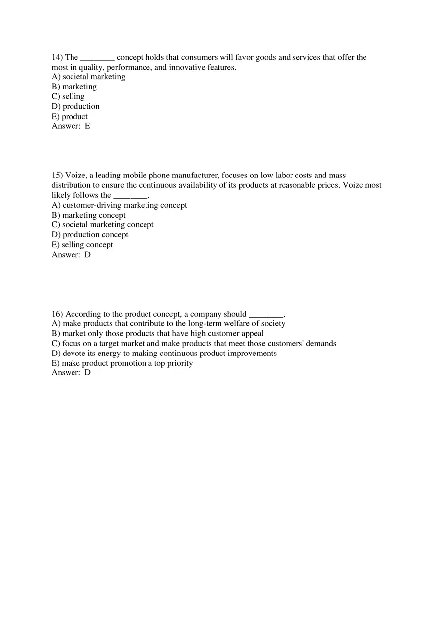 Marketing - Creating and Capturing Customer Value Part 1 - Page 5