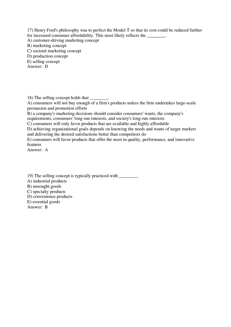 Marketing - Creating and Capturing Customer Value Part 1 - Page 6