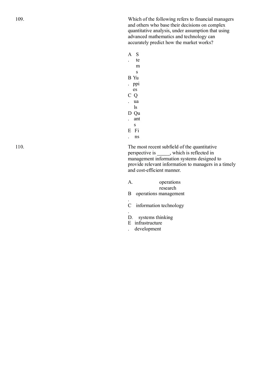 The Evolution of Management Thinking Questions Part 3 - Page 7