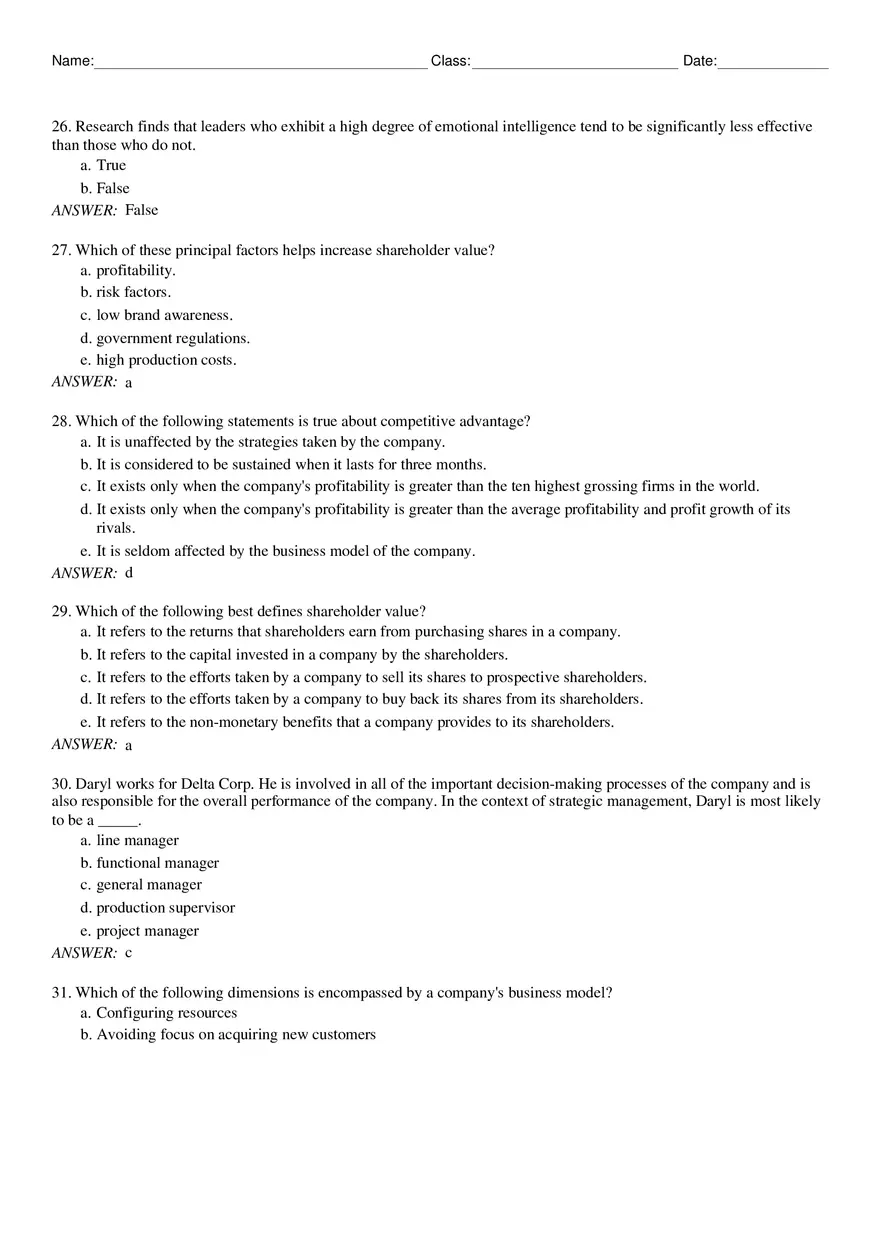 Managing the Strategy-Making Process for Competitive Advantage - Page 10