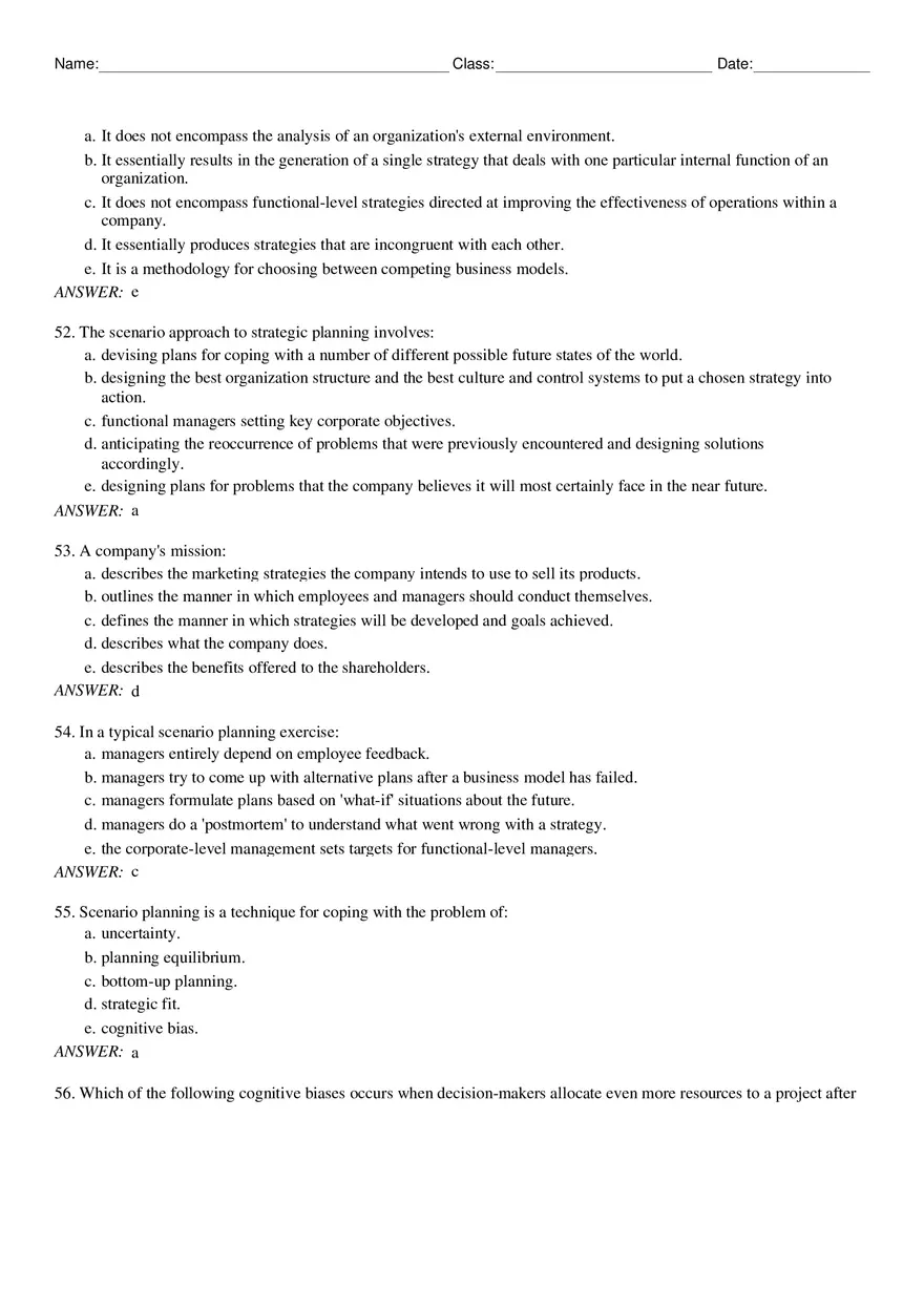 Managing the Strategy-Making Process for Competitive Advantage - Page 15