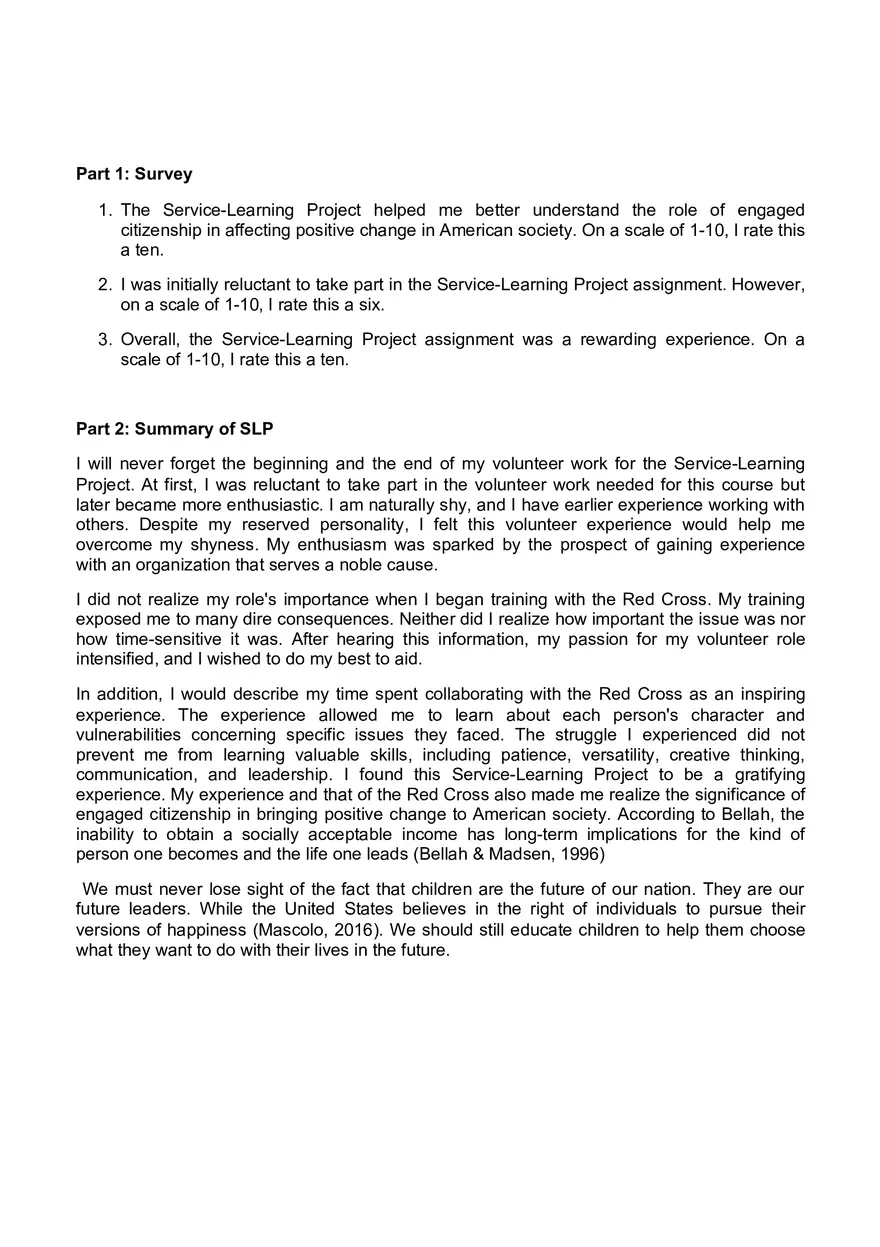 Service-learning Project Report - Page 9