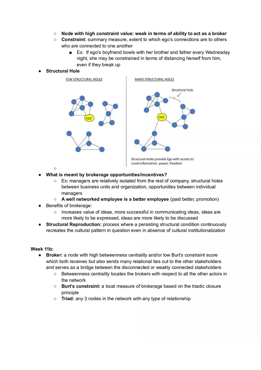 Social Network Analytics Review for Test 2 Part 1 - Page 9